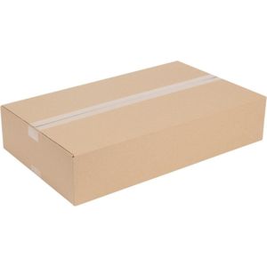 25x Vouwdoos 600 x 350 x 120 mm - B- golf (± 3,0 mm) Karton - Universele verzenddozen