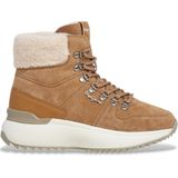 Pepe Jeans - Kimi - Leren Enkellaarsjes - Bruin