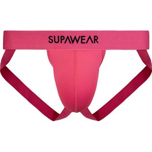 SUPAWEAR Neon Jockstrap Neon Pink - MAAT S - Heren Ondergoed - Jockstrap voor Man - Mannen Jock