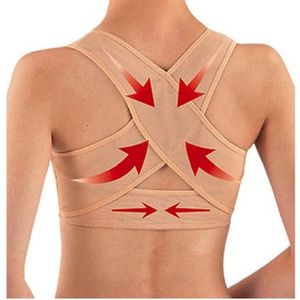 LOUZIR Dames Rugband - Rugbrace - maat S - Beige