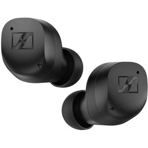 Sennheiser Momentum True Wireless 3 Earbuds Bluetooth In-Ear-Kopfhrer fr Musik und Anrufe mit adaptiver Geruschunterdrckung, IPX4, Qi-Aufladung, 28 Stunden Akkulaufzeit, Schwarz, 509180
