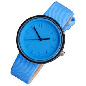 Hidzo Horloge - Ø 37 mm - Blauw - Kunststof