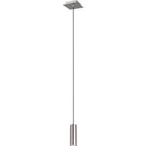 TRIO MARLEY - Hanglamp - Nikkel mat - excl. 1x GU10 35W - Aanpasbaar in hoogte