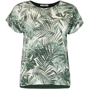 Hailys - Dames Blouse - Palmblad print - Tropisch design
