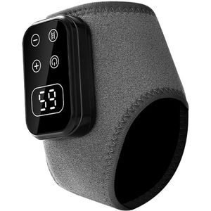 3-in-1 voetmassage-apparaat - Verwarmende wikkel - Met 3 vibratiestanden en - 5 warmteniveaus - Voor bloedsomloop en pijnverlichting - Voor voetontspanning - Voor neuropathie, tendinitis en plantaire fasciitis (1 stuk)