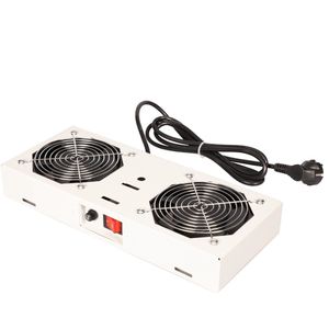 ROLINE ventilatorunit met 2 ventilatoren , voor 19 inch wandbehuizing grijs