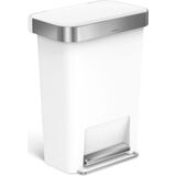 Simplehuman - Prullenbak Liner Pocket Kunststof 45 liter - Kunststof - Wit