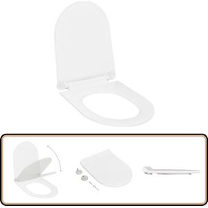 vidaXL Toiletbril wit - Soft-close & Quick-release Toiletbril - Wc-bril - Toilet Accessoires - Badkamershop - Soft Close