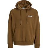 Jack & Jones Trui Jjyuki Sweat Hood Bf 12278611 Monks/robe/small Print Mannen Maat - L