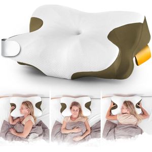 Anti Snurk Kussen - Anti Snurk Producten - Anti Snurk - Kussen Tegen Snurken - Kussen Tegen Nekklachten - Anti Snurk Kussen Zij Slaper - Hoofdkussen - Hoofdkussen Nekklachten - Hoofdkussen Tegen Nekklachten - Temperatuuraanpassing
