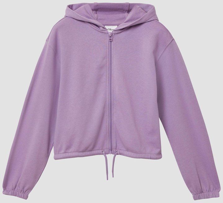 Sweatvest - Cropped - Oversized - Met Capuchon - Zwart