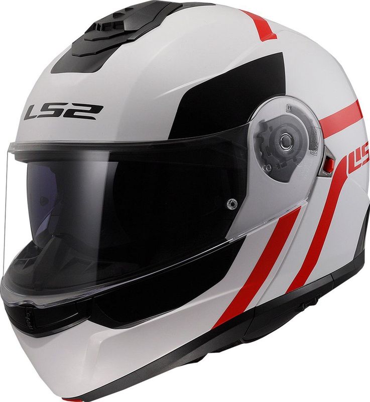 LS2 - FF908 Strobe II - Integraalhelm - Wit Rood