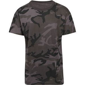 Build Your Brand - T-shirt - Donker Camo - Heren