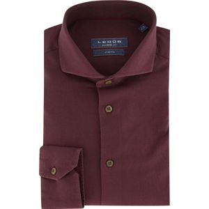 Ledub business overhemd bordeaux