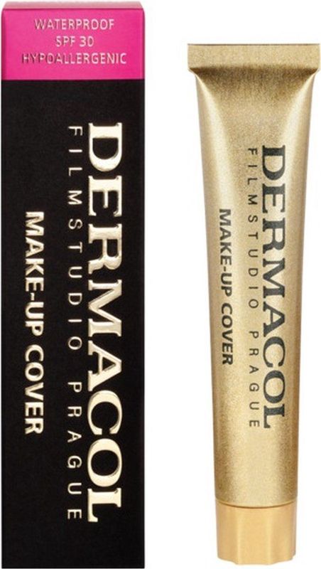 Dermacol Cover Extreem cover Make-up SPF 30 Tint 213 30 gr - Vloeibare foundation met volledige dekking voor een onberispelijke huid