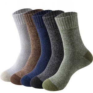 Sokken - Dik - Warm - 5 paar - Heren - Winter - Halfhoge sokken - Outdoor wandelsokken - Terry vloersokken