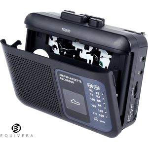 Equivera Cassette Speler - Cassette - Cassettespeler - Cassettebandjes - Cassetterecorder