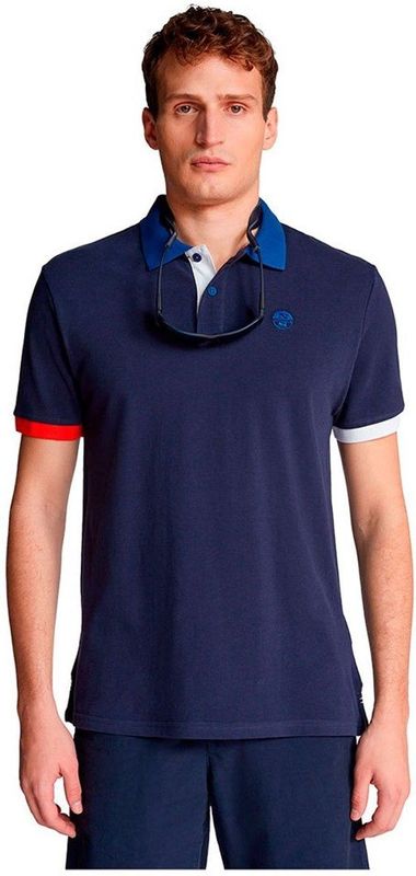 North Sails - 692356 - Poloshirt - Blauw - Korte Mouw
