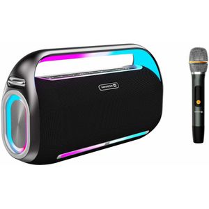 Swissten Harmony Bluetooth Speaker - 200W - Karaoke Set - Zwart