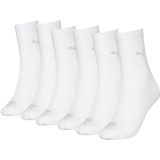 Puma Sokken Dames - 6 paar - Wit - Maat 35/38