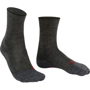 FALKE TK2 Explore Sensitive damessokken - antraciet grijs (asphalt mel.) - Maat: 39-40