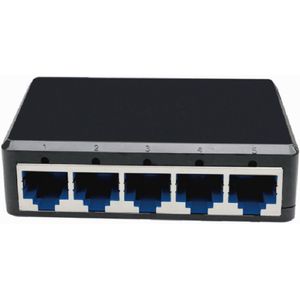 Netwerk Switch - 5 Poorts - Internet Splitter - Ethernet - Voor Internetkabel - 5 Ethernet Poorten - Gigabit Ethernet switch - Full Duplex (tot 2000 Mbps)