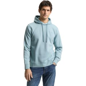 Tom Tailor Heren Sweatshirt BASIC HOODIE regular fit Blauw XL Volwassenen