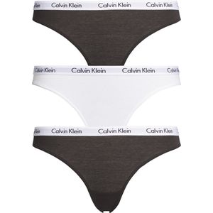 Calvin Klein dames slips (3-pack) - zwart, wit -  Maat XL