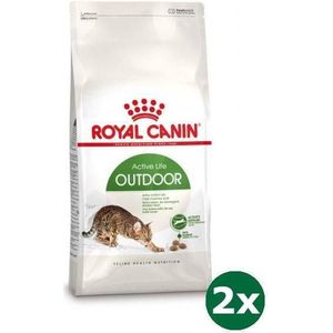 Royal canin outdoor kattenvoer 2x 2 kg