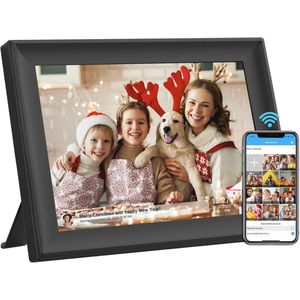 Digitale wifi-fotolijst 32 GB - 25,6 cm (10,1 inch) HD touchscreen met app en e-mail functie