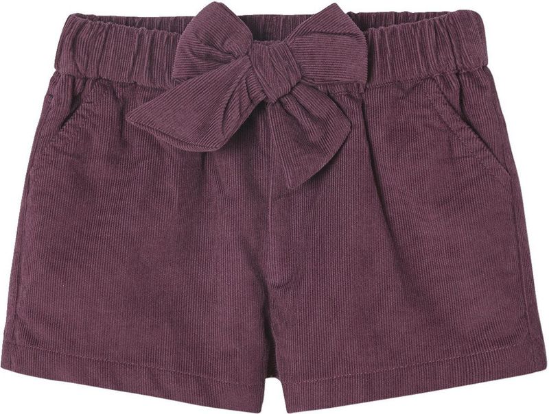 Baby - Short - Aubergine - Ribfluweel