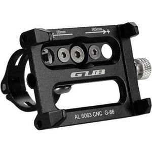 GUB G86 Universele Fiets Telefoonhouder voor Smartphone Zwart Telefoonhouder Fiets - Universeel - tot 6.5 Inch - BYER