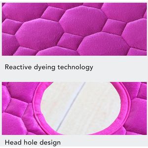 Allecto Plus - Massagetafelhoes voor Schoonheidssalon SPA met Gat, Zachte Katoenen Bedhoes - Paars, Vochtopname, Ademend Laken