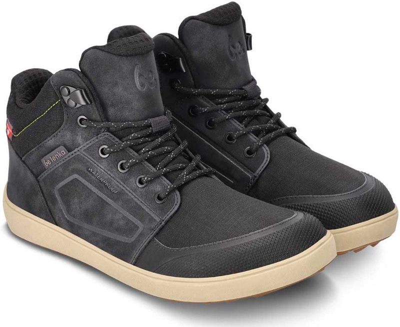 Be Lenka - Arcticedge - Barefoot Schoenen - Zwart - Waterdicht - ThermoGrip Neo