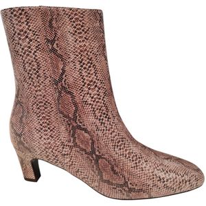 Peter Kaiser - Dames Enkellaarzen - Beige - Slangenprint