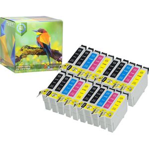 Ink Hero - 20 Pack - Inktcartridge / Alternatief voor de Epson T0445 T0441 T0442 T0443 T0444 Stylus C84 C84 Photo Edition C84N C84WN C86 C86 CX4600 CX6400 CX6600 44