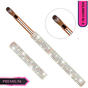 GUAPÀ® Acryl Penseel | Kolinsky Acrylic Brush Nr. 8 | Nagel Penselen | Nail Art penselen | Nail Brush | Nepnagels | Acrylic Nails | Acryl Penseel Nr 8 | Acryl Forms | Acryl Penseel Kolinksy Maat 8