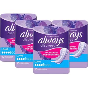 Always Discreet Incontinentieverband bij Urineverlies - Lang - 36 Stuks - Voordeelverpakking