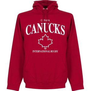 Canada Rugby Hoodie - Rood - XXL