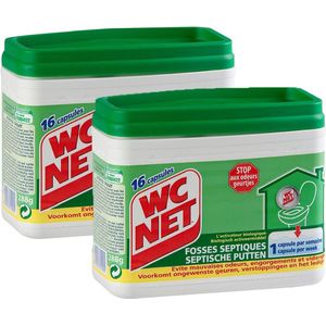 WC NET Septische Putten - 2 x 16 capsules - Voordeelverpakking