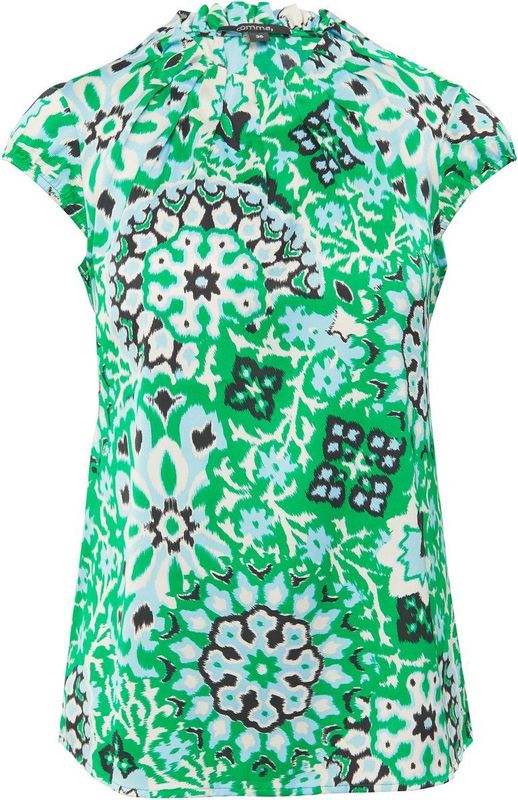 COMMA - Bloes - Maat 34 - Vrouwen - 76A3 GREEN - polyester