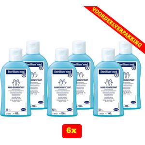 6X Sterillium® med handdesinfectant Hartmann -6 x 100ml - Voordeelverpakking!