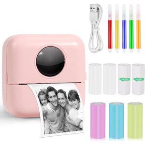 CLGP® Mini Printer - Pocket Fotoprinter - Thermische - Draadloos voor Mobiel
