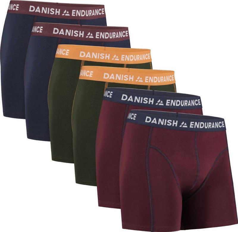 DANISH ENDURANCE - Katoenen Boxershorts - 6 Pack - Onderbroeken voor Heren