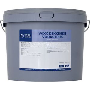 Wixx Dekkende Voorstrijk - 5L - RAL 9016 | Verkeerswit