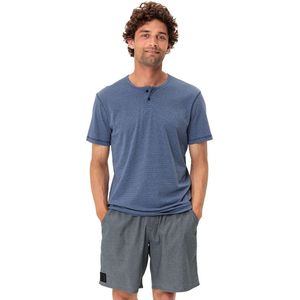 Vaude - Mineo Striped - T-shirt - Blauw - Korte Mouwen