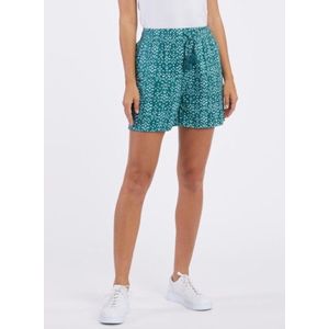 Ragwear dames short - short dames - Aniko - ocean green print - maat L