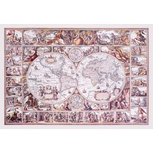 The Age of Exploration map puzzel in hout 505 stuks