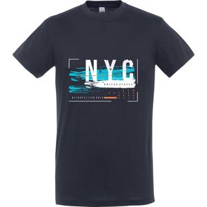 T-Shirt 359-10 NYC - Navy, xS