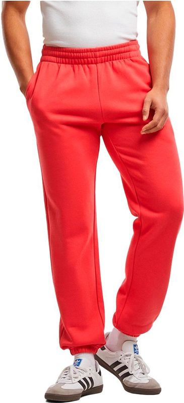 Build Your Brand Sportbroek voor heren, basic sweatpants, klassieke trainingsbroek, regular fit, maten XS - 7XL, Cityred, M